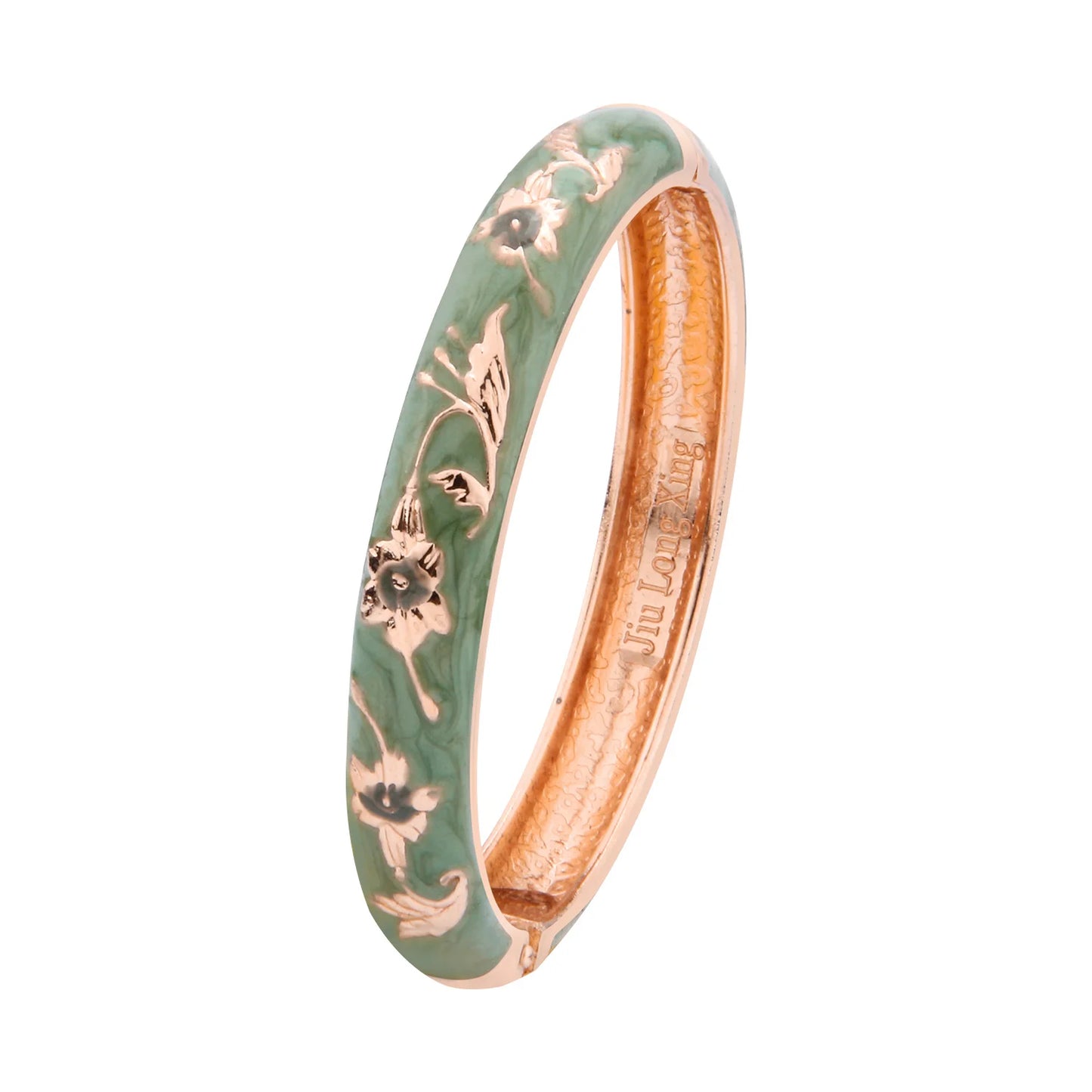 Cloisonne Bangles For Women Bracelet On Hand Flower Enamel Jewelry Women's Hand Bracelets Female Bangle Mother's Day Gifts Wife