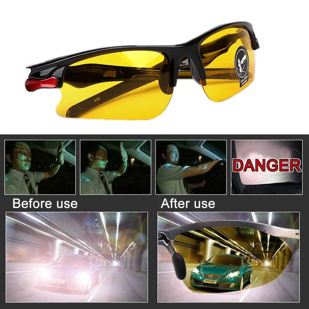 Driving Anti-Glare Sunglasses Goggles Eyewear Night Vision Drivers Goggles Interior Accessory Protective Man Glasses