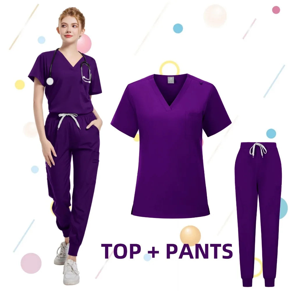 Nurse's Dress Separate Set Women's Oral Dental Surgery Cosmetic Plastic Surgery Hospital Doctor's Uniform Nurse Uniform