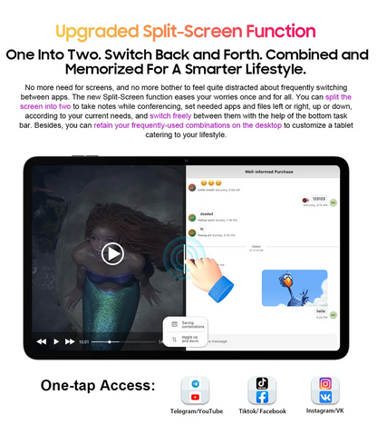 Blackview Tab 18 Tablet - 12" 2.4K FHD+ Display 8GB 256GB MTK Helio G99 8800mAh Pressure Sensitivity