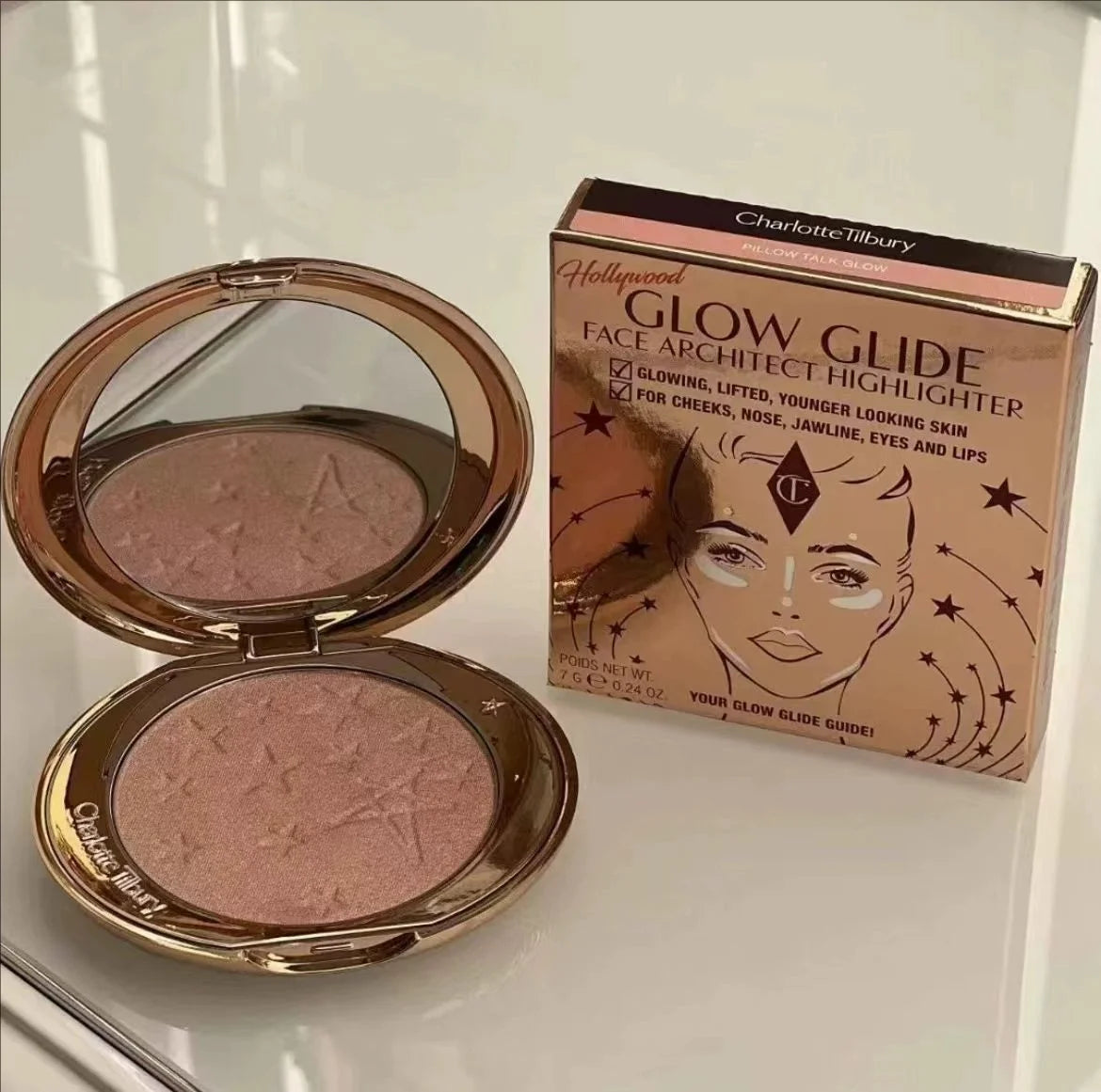 Fashion Original Powder Lasting Powder Soft Texture Beauty Tool Women Beauty Makeup Concealer Highlighter Face Setting Powder