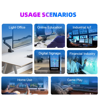 ZSUS i3 Mini PC Intel Celeron Desktop Gaming Computer 8GB 16GB 128GB 256GB DDR4 USB3.0 WIFI5 BT4.2