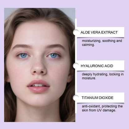 BB Cream Foundation Perfect Cover Concealer Waterproof Hyaluronic Acid Color Correcting CC Cream Brightening Base Makeup Primer