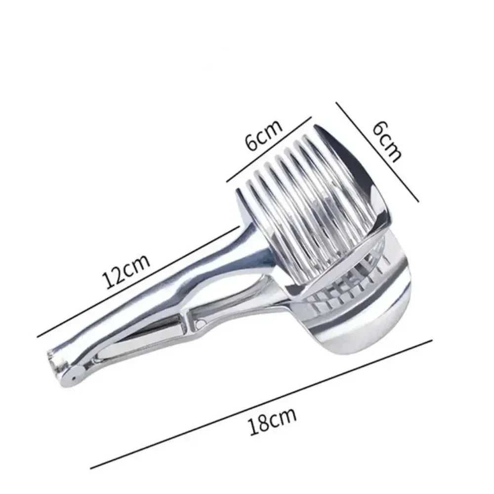 Kitchen Handheld Orange Lemon Slicer Tomato Stainless Steel  Cut Clip Fruit Slicer Onion Slicer KitchenItem Cutter Accessories