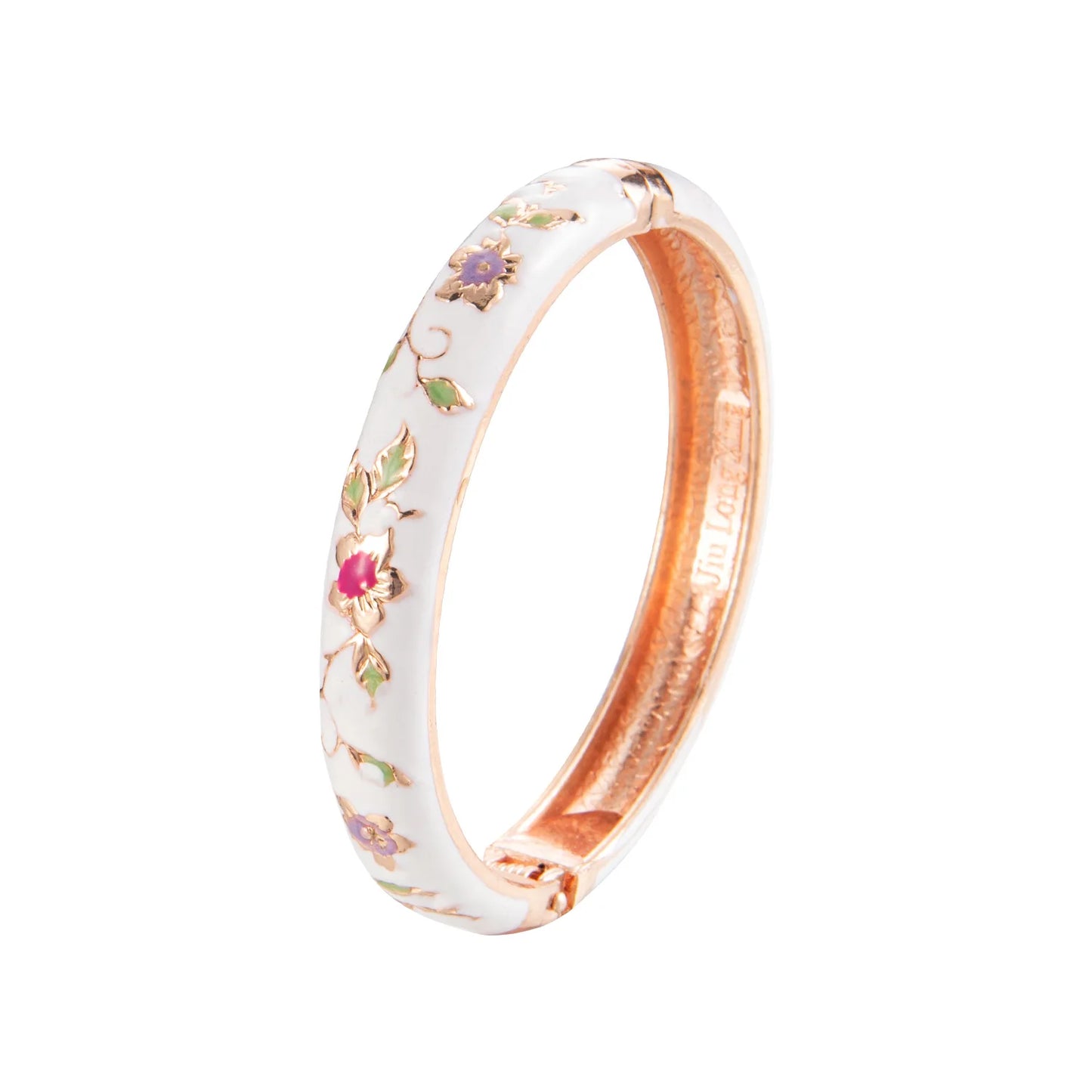 Cloisonne Bangles For Women Bracelet On Hand Flower Enamel Jewelry Women's Hand Bracelets Female Bangle Mother's Day Gifts Wife