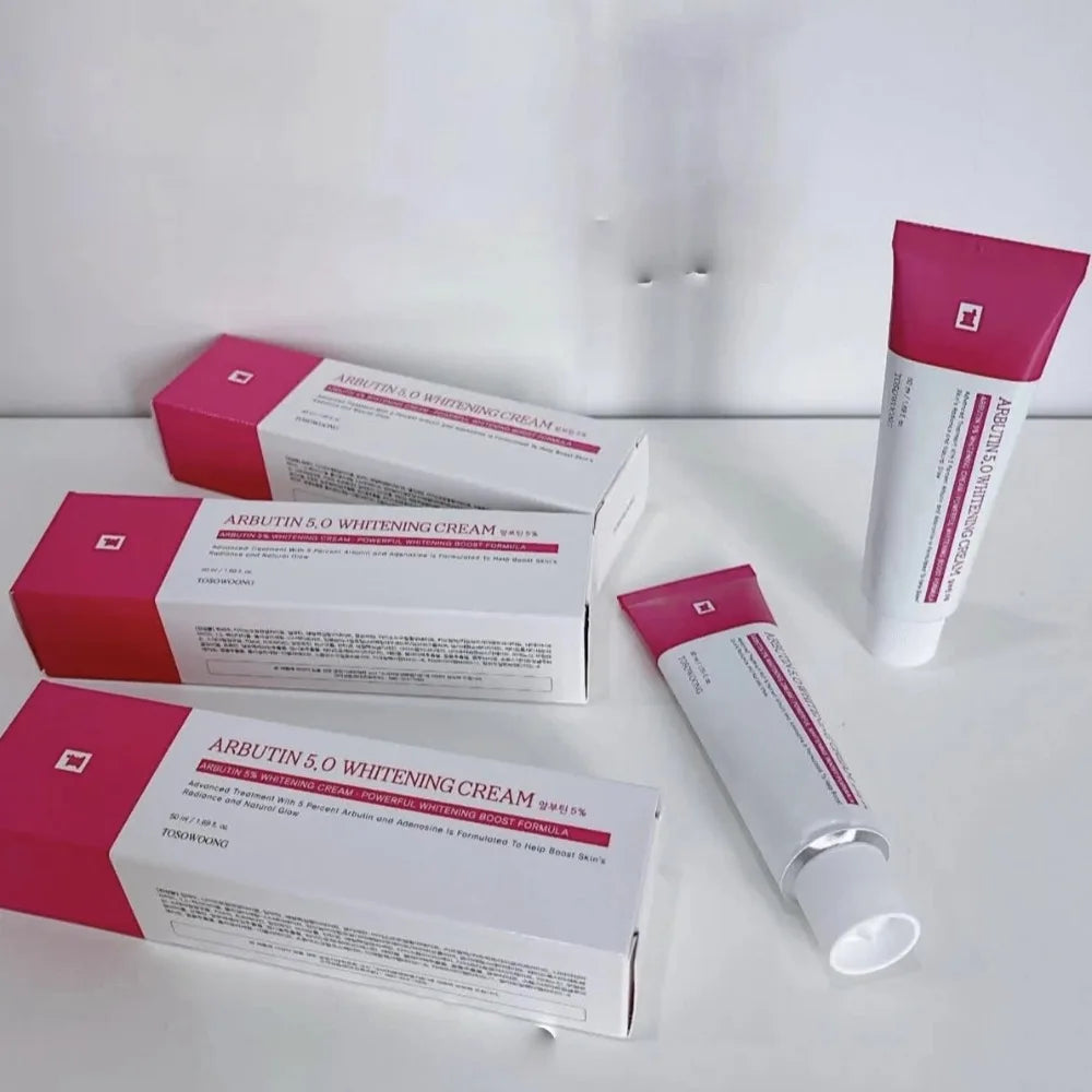 Korean Original Brand Face Cream Tosowoong Arbutin 7% + Tranexamic Acid 4% Fade Pigmentation Even Skin Tone New 50ml Facial Care