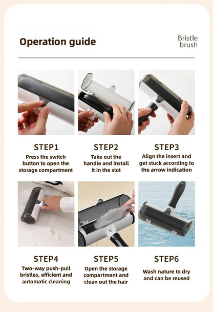 Pet Hair Remover Roller,Reusable Animal Wool Collector for Dogs and Cats,Easy to Clean Pet Hair from Carpet,Furniture,and Sofa