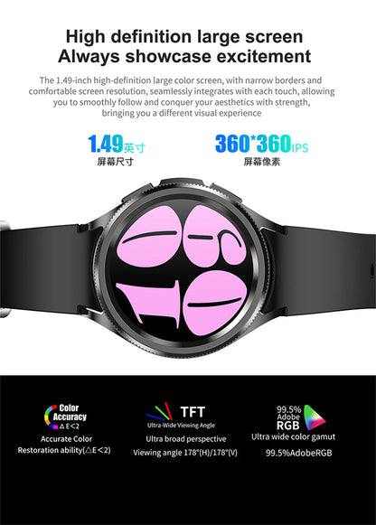 Watch 6 Classic Bluetooth Call Smart Watch Men GPS Outdoor Sports Fitness Model Health Heart Rate Monitor Smartwatch 2025 New