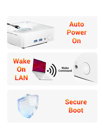 FIREBAT R2 Mini PC AMD Ryzen 5 3500U (Beats N150/N97)  16GB RAM 512GB SSD Desktop Mini Computers WIFI5 BT5.2 Dual 4k Display