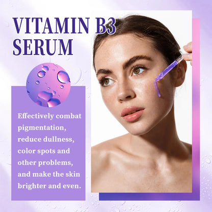 Hoygi Niacinamide Facial Serum Vitamin B3 Wrinkles Pigment Dark Spot Removal Correcting Glow Serum Face Whitening Moisturizer