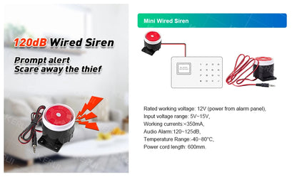 KERUI W202 Home Security Alarms WIFI GSM Alarm System Kit Tuya Smart Remote Control with Motion Detector Door Sensor for House