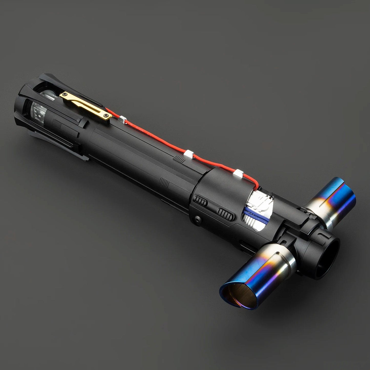 DamienSaber Kylo Ren Lightsaber Metal Hilt Force Heavy Dueling Saber Motion Control with 34 Sound Fonts Sensitive Smooth Swing