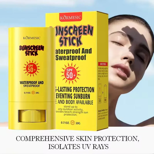 Sunscreen Cream Stick SPF 50+ UV Protective Anti Oxidant Sun Block Isolation Cream Lightweight Korea for All Skin Type Cosmetics