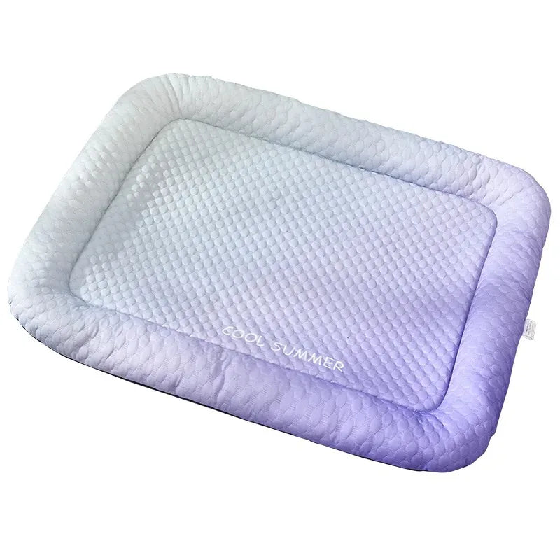 Summer Pet Ice Silk Dog Bed - Cooling Pad for Dogs & Cats, Pet Cool Nest & Ice Mat