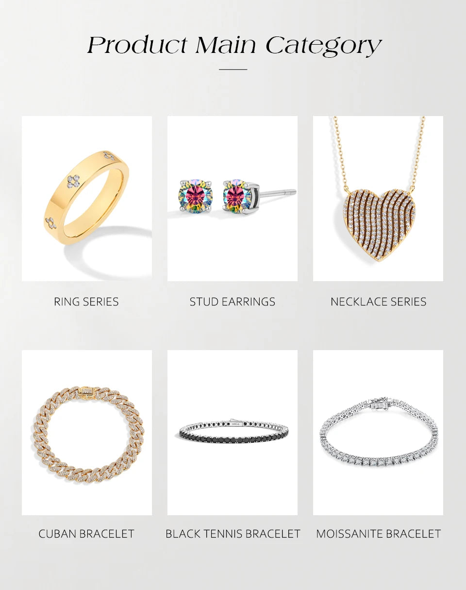 ATTAGEMS Classical  0.2ct Moissanite Ring For Women Flower Cluster Design D VVS1 925 Sterling Silver Wedding Rings Fine Jewelry