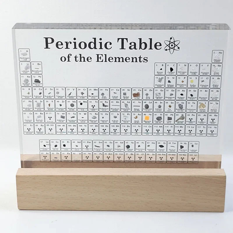 Elements Period Table Embedded Samples Graduation Gifts Exhibition Acrylic Desktop Ornaments Small Decorative Pieces