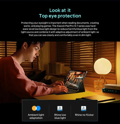 Lenovo Xiaoxin Pad Pro 2025 12.7 inch Tablet Original Global ROM Dimensity 8300 2.9K 144Hz Display  Android 14 10200mAh Pad PC