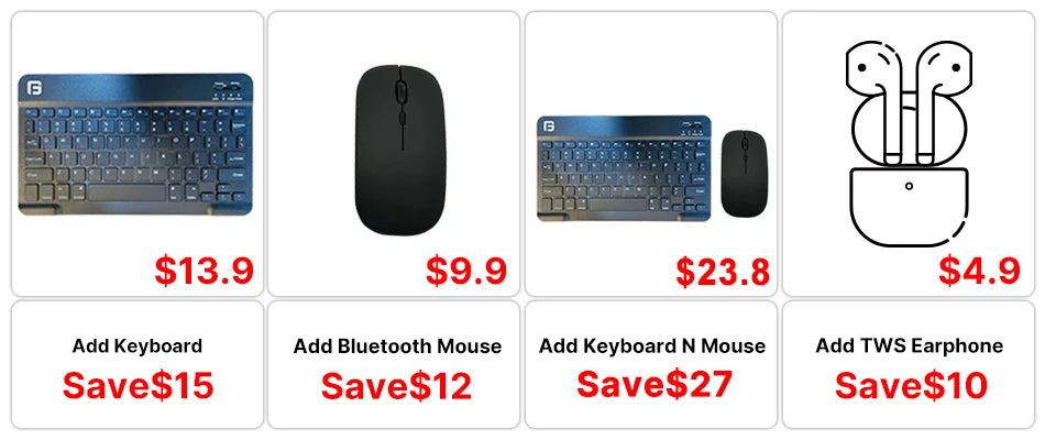 Blackview MEGA 8 Tablet - 13" FHD+ 90Hz Display Android 15 11000mAh 50MP Camera 4G Pad PC