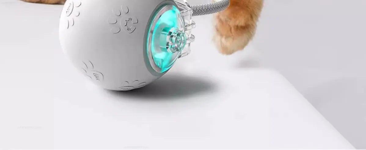 Xiaomi POPO Smart Automatic Cat Teasing Ball Indoor Pet Interactive Rolling Ball Electric Pet Ball Toy Simulated Tail For Cats