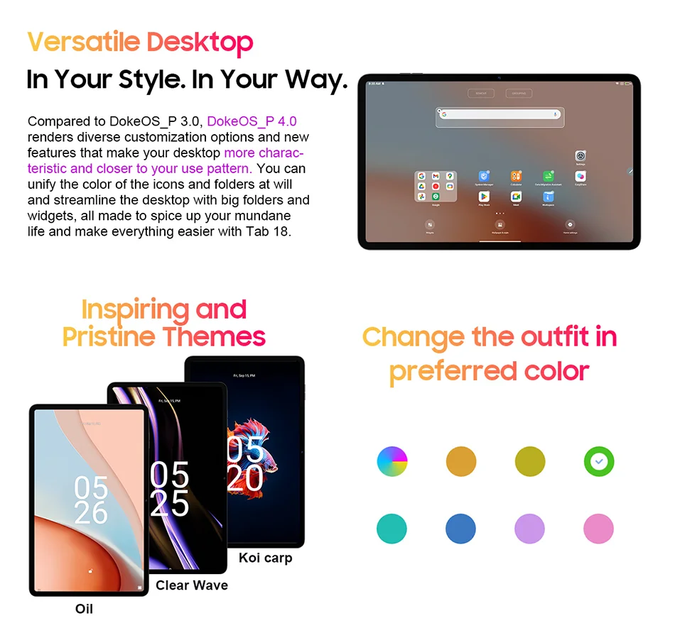 Blackview Tab 18 Tablet - 12" 2.4K FHD+ Display 8GB 256GB MTK Helio G99 8800mAh Pressure Sensitivity