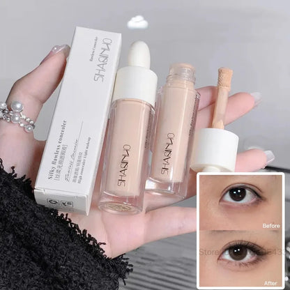 High Covering Concealer Cream Texture Covers Acne Marks Dark Circles Face Makeup Liquid Concealer Lasting Brighten Face Cosmetic