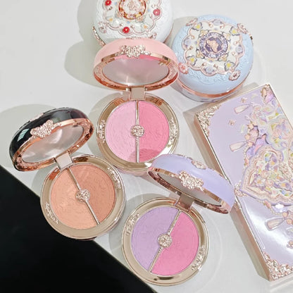 Flower Knows Powder Blusher Soft Matte Fog Cheek Blush Never Family Series   Relief Color Girl Natural Durable Naiwa Shop