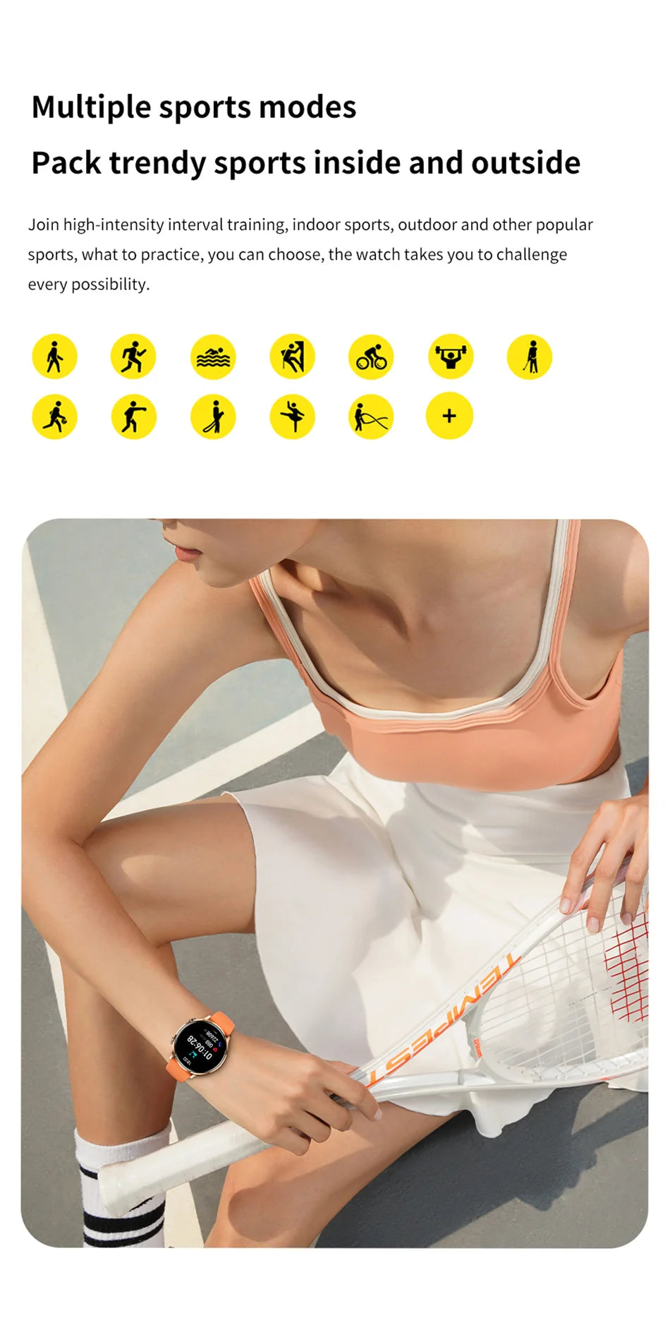 2026 AMOLED HD Smartwatch – GPS, Bluetooth Call, IP68 for Android & iOS