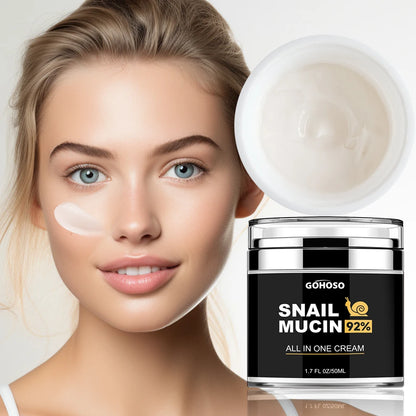 ENVISHA Skin Care Snail Mucus Facial Cream Firming Whitening Anti-Aging Moisturizing Hydrating Beauty Health Shrink Pores