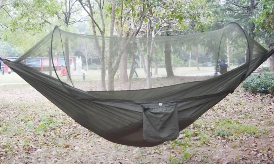 Camping Hammock with Mosquito Net Sleeping Tent Hammock Suitable Camping Hammock Outdoor Furniture for Garden
