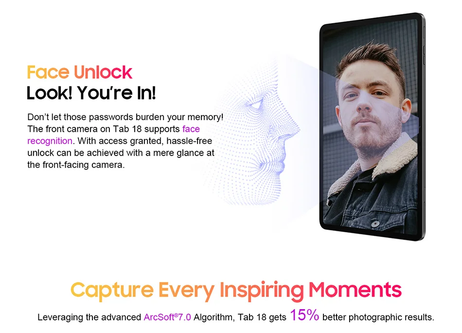 Blackview Tab 18 Tablet - 12" 2.4K FHD+ Display 8GB 256GB MTK Helio G99 8800mAh Pressure Sensitivity