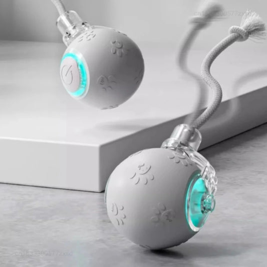 Xiaomi POPO Smart Automatic Cat Teasing Ball Indoor Pet Interactive Rolling Ball Electric Pet Ball Toy Simulated Tail For Cats