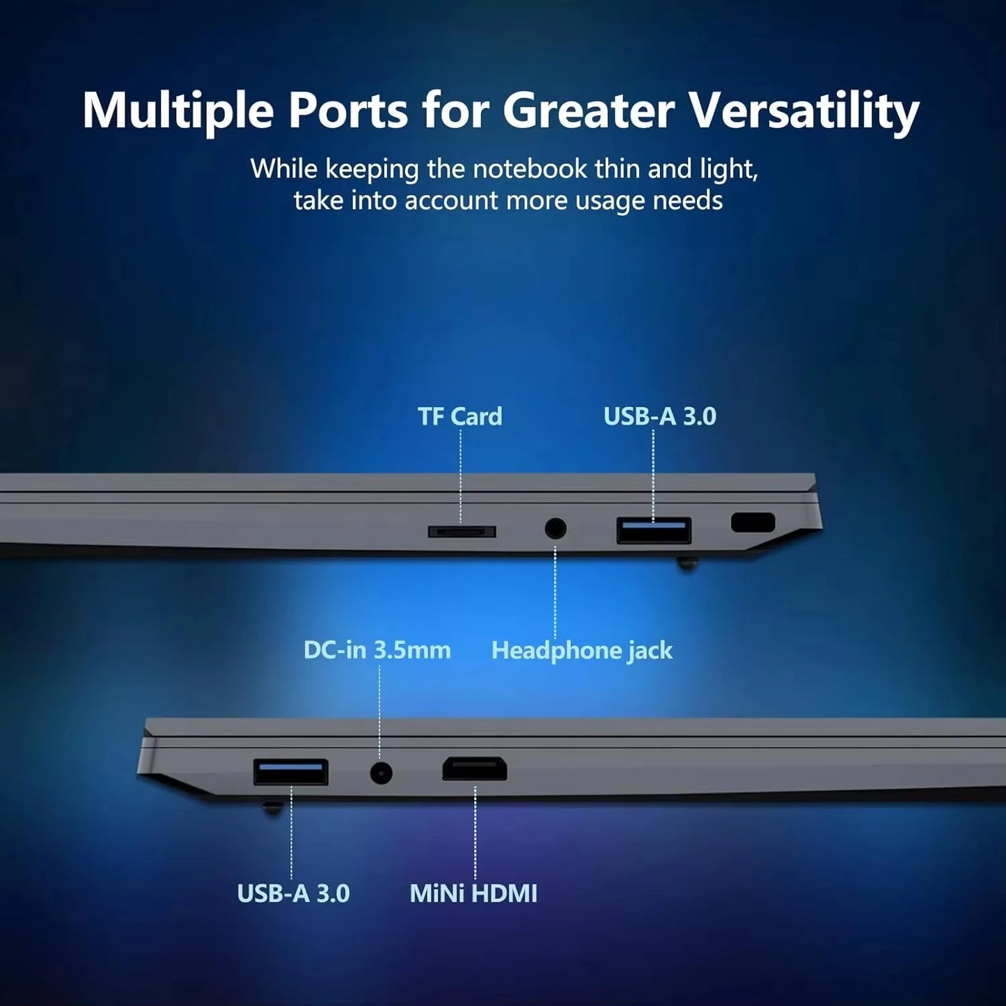 15.6 Inch Slim Laptop 16GB RAM 1/2TB SSD Intel Core i9 9900U Gaming laptops Windows 11 Notebook WiFi 6 Office Study Computer PC