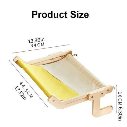 Pet Cat Hammock Kitty Bed Detachable Easy To Clean Suitable for Small Cats/dogs Bedhead Balcony Window Frame Cat Nest