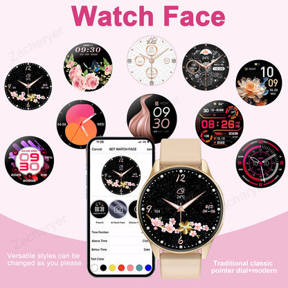 Huawei Style Smartwatch Copy Full Round Smartwatch Bluetooth Call Smart Watch Men Women Fitness Bracelets DIY Faces IOS Android