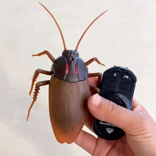 Trick Electric Cockroach Pet: RC Simulation Spider, Robotic Remote Ant Toy, Halloween Xmas Mini Gift, Adult Prank Insect