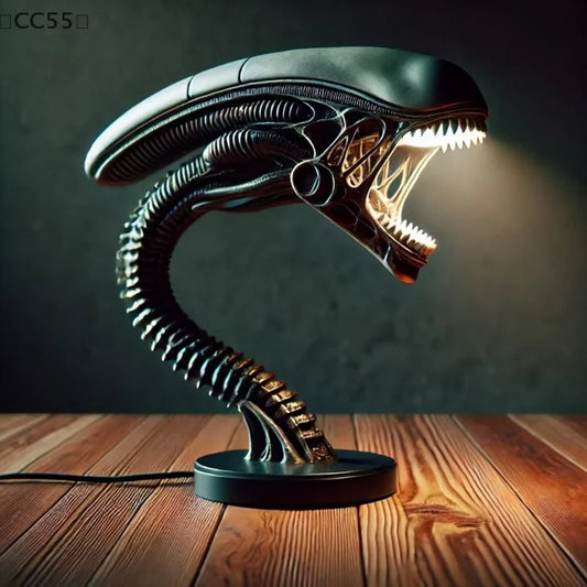 〔CC55〕Unique Alien Creature Lamp Stand, Bedroom Home Decorative Lamps, Resin Decoration Items Ornaments, Two Styles Optional,1pc