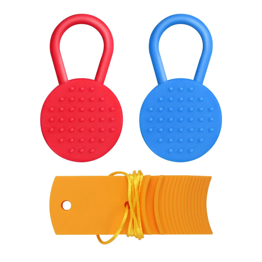 Kids Silicone Chewing Tubes – Speech Therapy & Autism Sensory Chew Toy Set