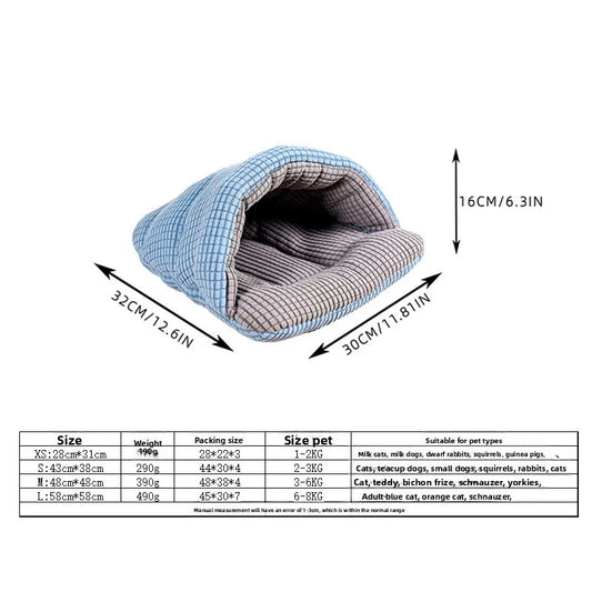Cotton Nest Guinea Pig Shelter Dog Bite Resistant Warm Slipper Nest