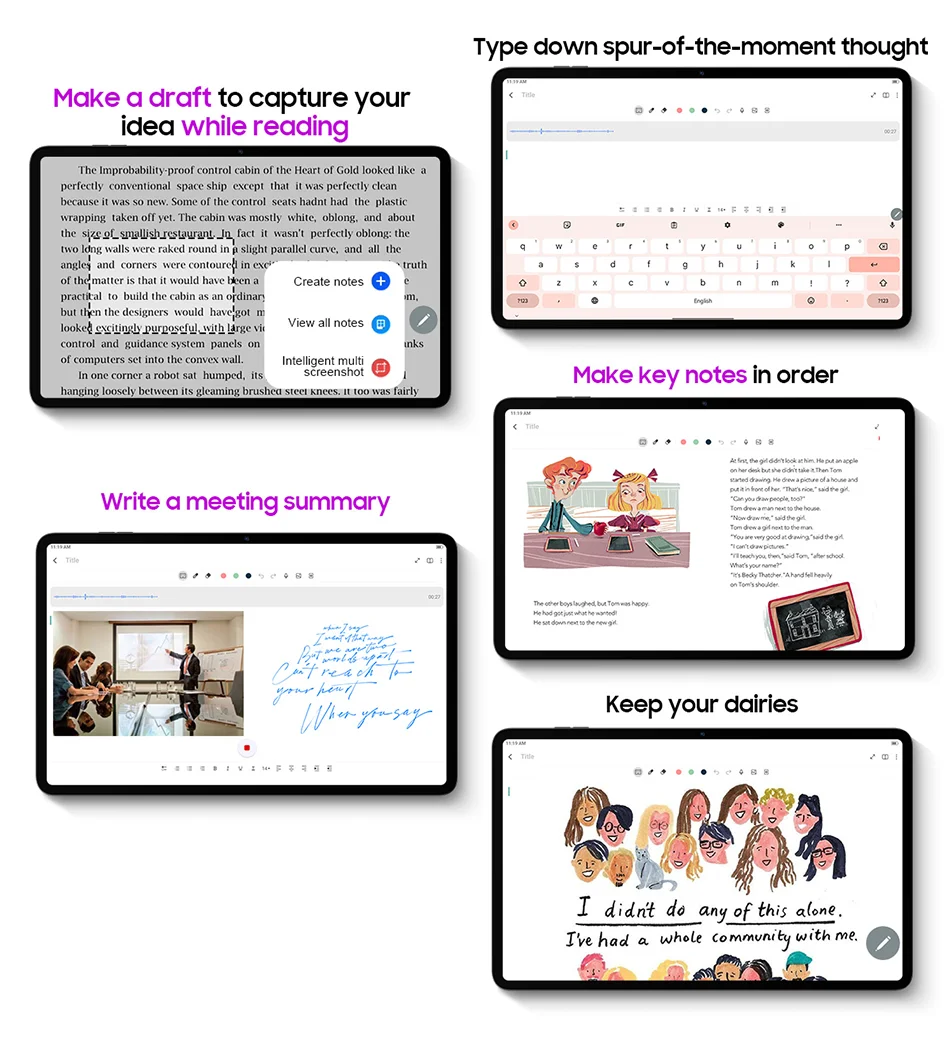 Blackview Tab 18 Tablet - 12" 2.4K FHD+ Display 8GB 256GB MTK Helio G99 8800mAh Pressure Sensitivity