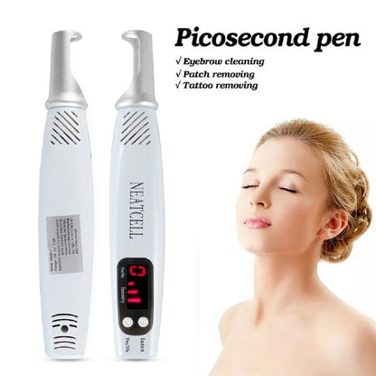 Picosecond Laser Pen Freckle Tattoo Removal Dark Spot Remover Blue & Red Light Machine Portable Scar Mole Remover Beauty Care