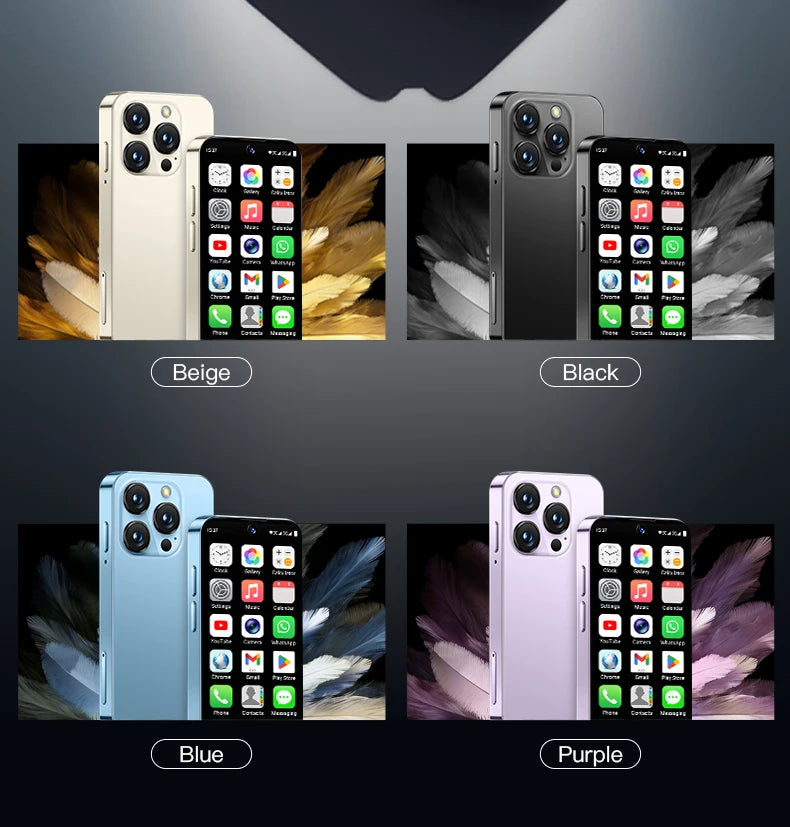 2025 NEW mini Android Smartphone 3.88" HD Display,4G LTE/3G WCDMA,4GB+128GB/2GB+16GB,2000mAh Battery Small Mobile Phone Unlocked