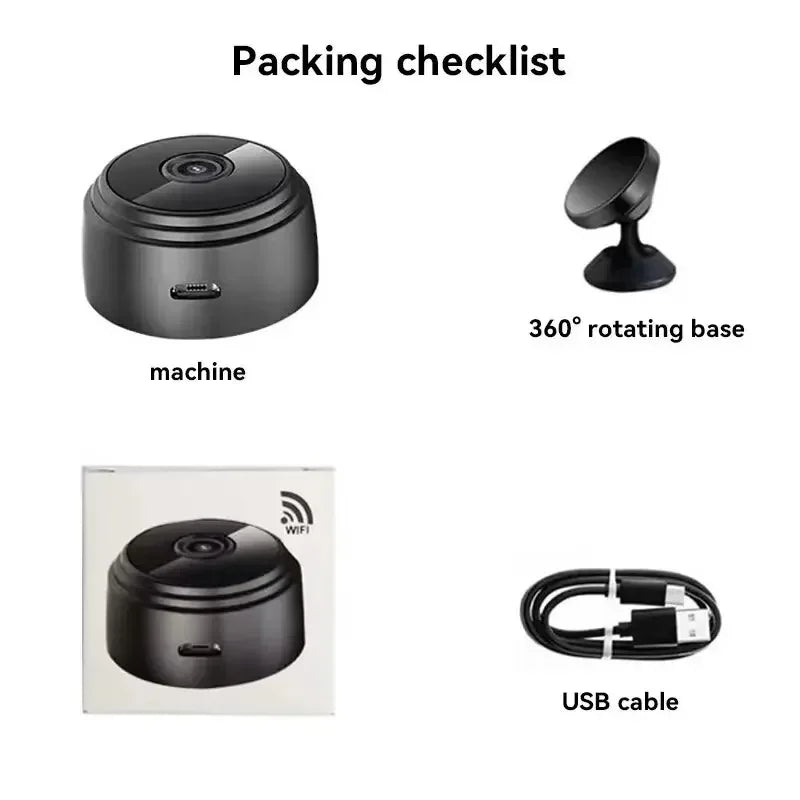 10Pcs A9 Mini Camera WiFi Wireless Security Protection Remote Monitor Camcorder Video Surveillance Smart Home Mini Cam HD Camera