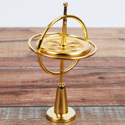 Metal Self-balancing Gyroscope Anti-gravity Decompression Educational Toy Six Generations Colorful Finger Gyroscope Gift For