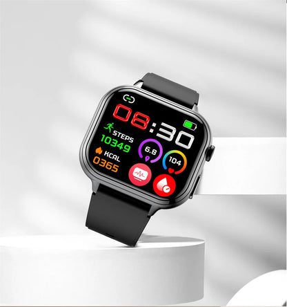 2025 Medical Grade ECG+PPG Smart Watch – Blood Sugar & Health Monitor