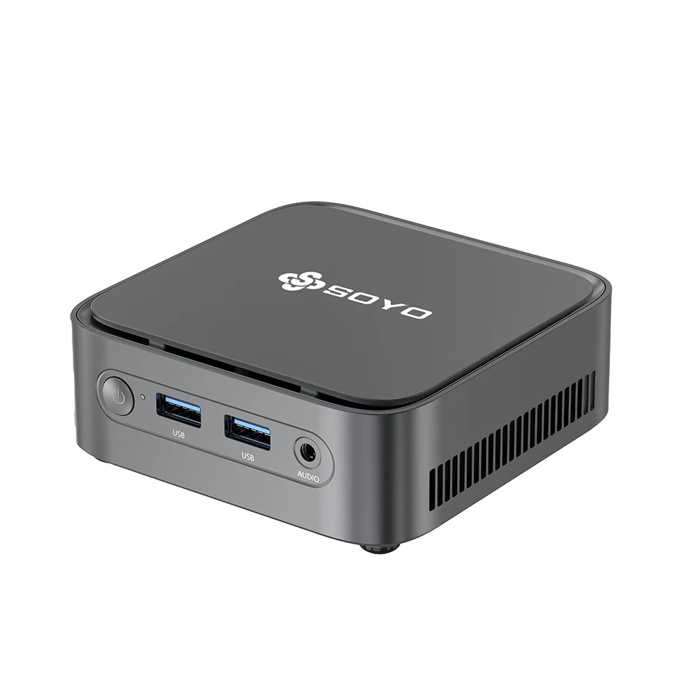 SOYO M4PLUS2 Mini PC: 8/16GB RAM, 256/512GBSSD, Intel Twin Lak N150, Windows 11Pro - Compact & Ideal for Home, Business & Gaming