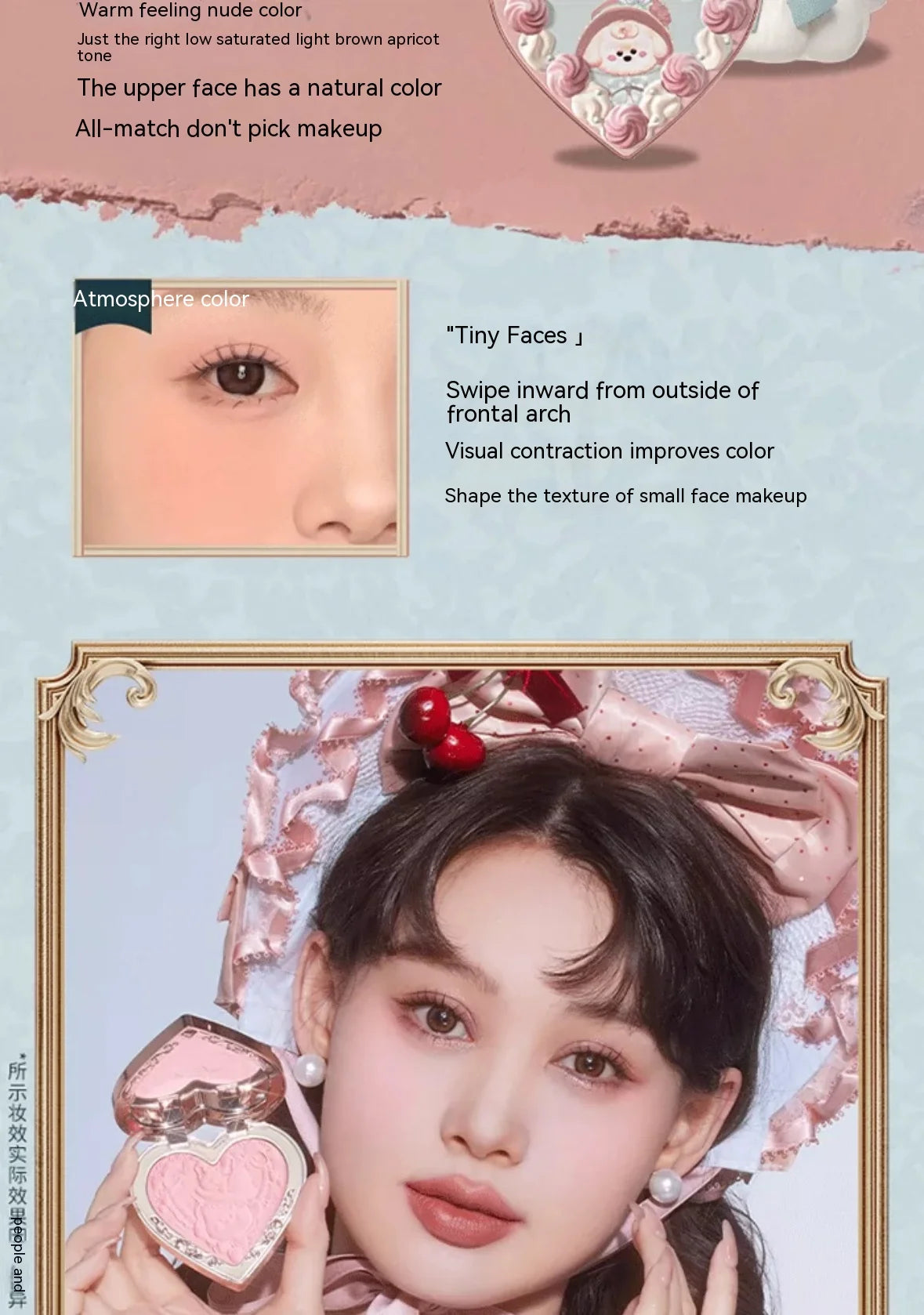 Flower Knows Powder Blusher Soft Matte Fog Cheek Blush Never Family Series   Relief Color Girl Natural Durable Naiwa Shop