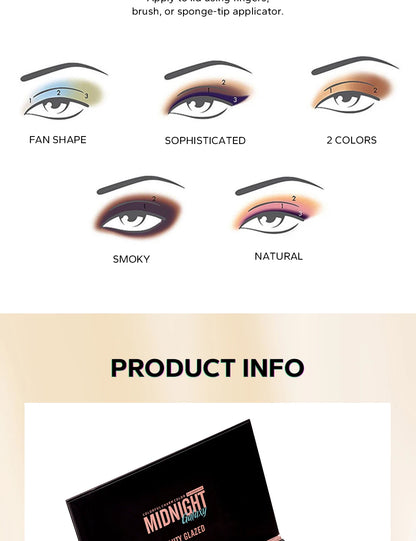 45 Color Eyeshadow Palette, Neon Glitter Matte Eyeshadow Natural Nude,Highly Pigmented Nude Warm Color Tone,Colorful Makeup