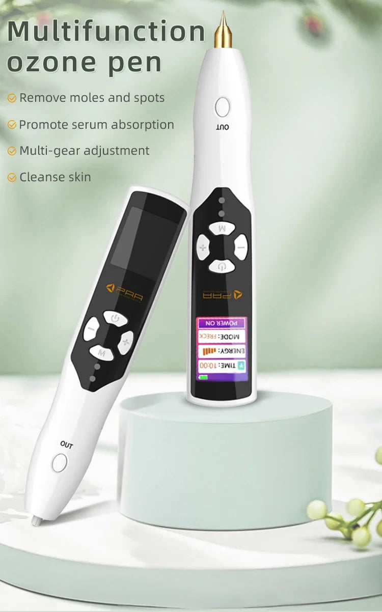 Portable 2 In 1 Plasma Ozone For Acne Beauty Plasma Laser Pen For Eye Lift Wrinkle Removal spot Removal Pen mole Remover Pen