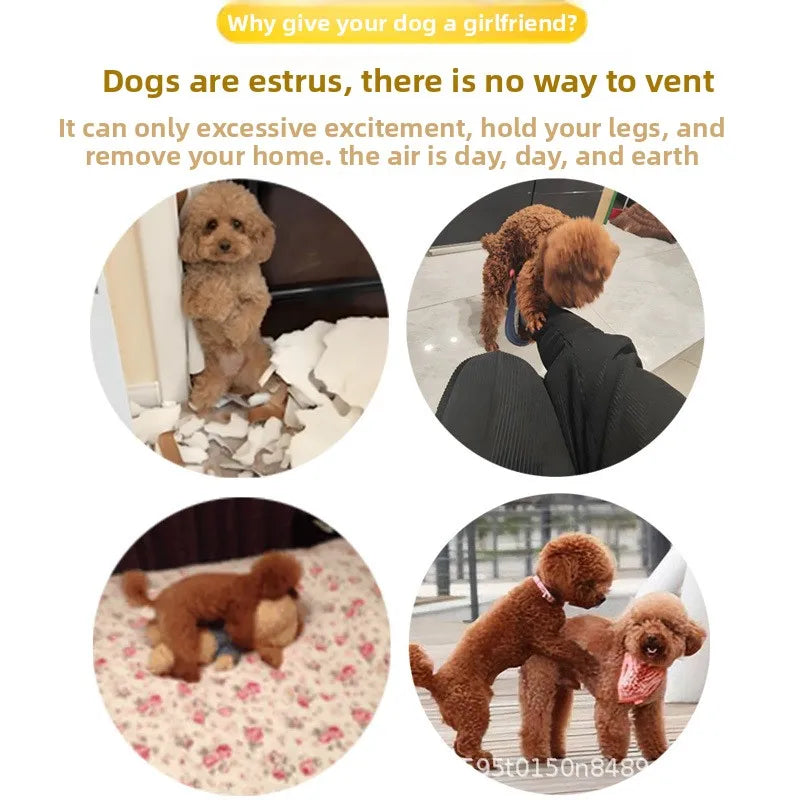 Dogs Toy Estrus Fire Relief Dogs Boredom Resistant Bite Straddle Fun Male Dog Mating Fidget Toys Pet Products Supplies