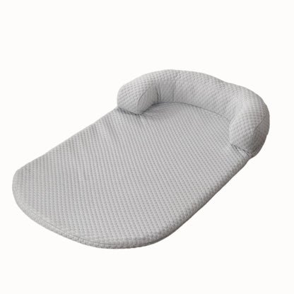 Breathable Spring Summer Cooling Large Dog Bed Ati-slip Cat Bed with Pillow Ice Silk Fabric Dog Bed for Small Dog Cushion Pet